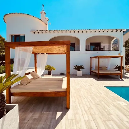 Magic Dream Seaview With 2 Pools, Bbq, Airco, Wifi Denia