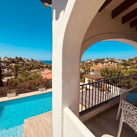 Villa Magic Dream Seaview With 2 Pools, Bbq, Airco, Wifi Denia